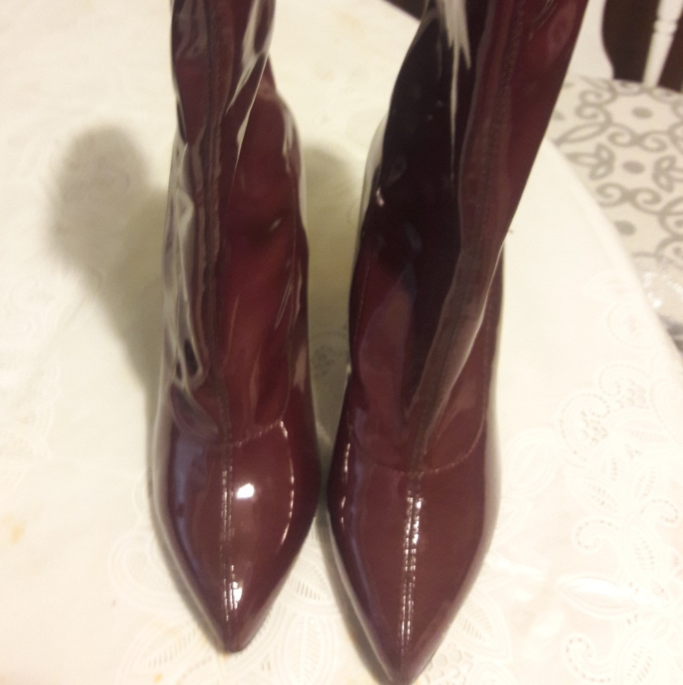 Maroon Ankle boots
